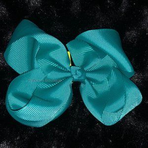 Emerald 4" Boutique Bow HANDCRAFTED